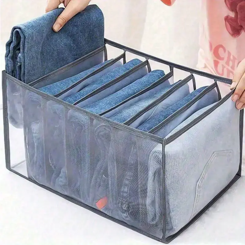 ClearView 7-Compartment Mesh Drawer Organizer